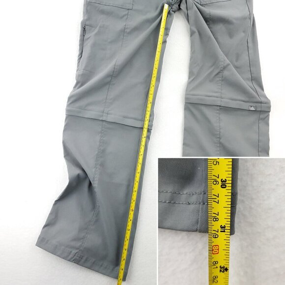 prAna Convertible Hiking Pants Monarch Zip Off Stretch Women's "14" 36x31 - Picture 7 of 12